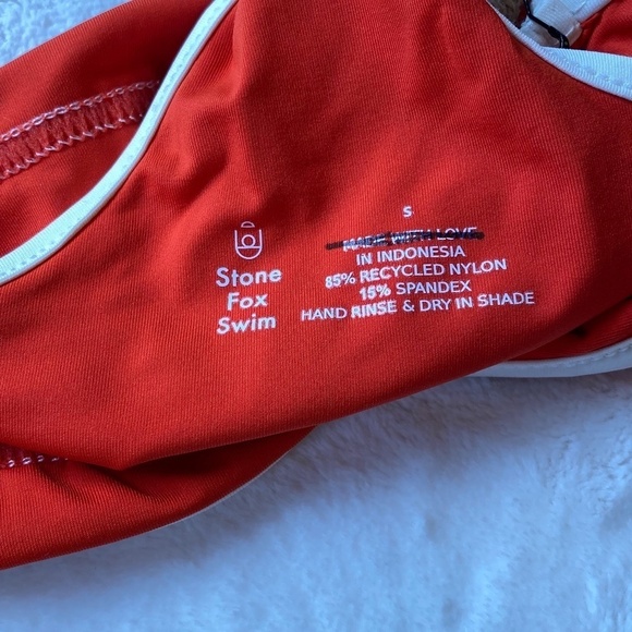 NEW! Stone Fox Swim x Free People Dahlia bikini top 19635 - Picture 12 of 13